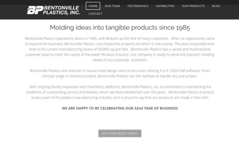 Bentonville Plastics, Inc