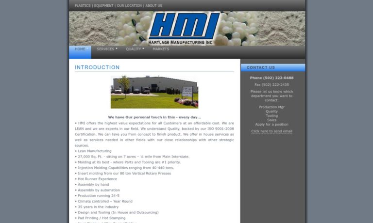 Hartlage Manufacturing, Inc,