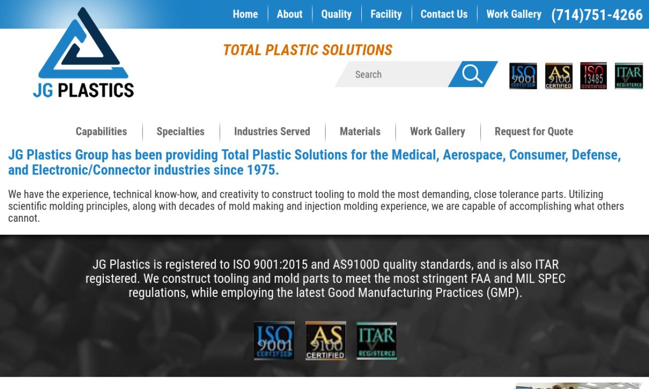 J.G. Plastics Group, Inc.