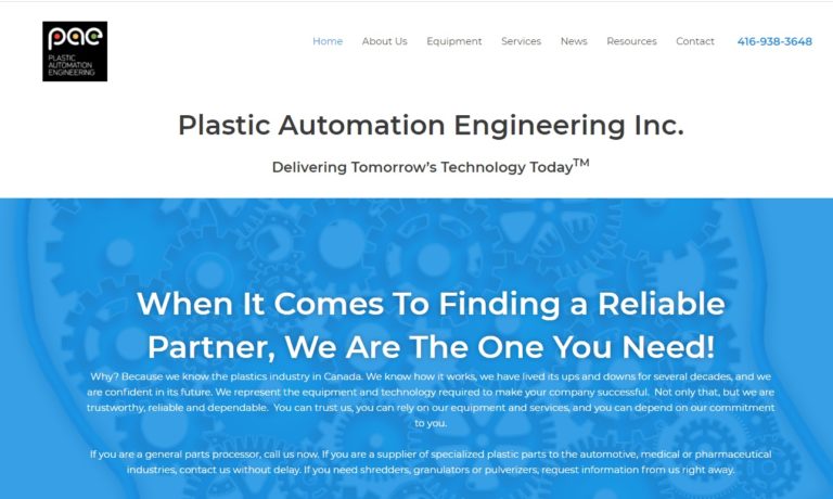 Plastic Automation Engineering Inc.